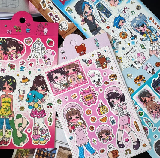 Spicy Star Girl Stickers