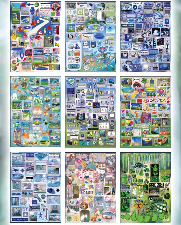 Out-of-Focus Era Sticker Book