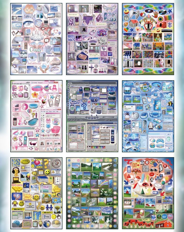 Out-of-Focus Era Sticker Book